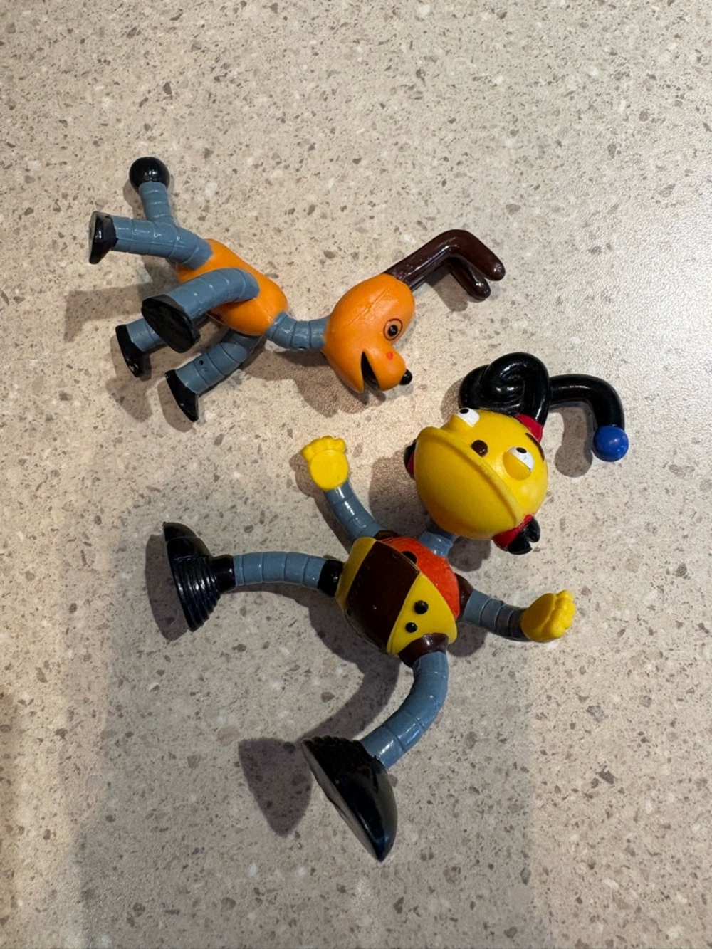 Vintage Disney's ROLIE POLIE OLIE "PAPPY" Bendy Figure 4" Nelvana in Trust